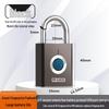 Lucchetto Impermeabile e Antiruggine con Impronta Digitale e Password per Case, Dormitori e Magazzini - Sicurezza Antifurto