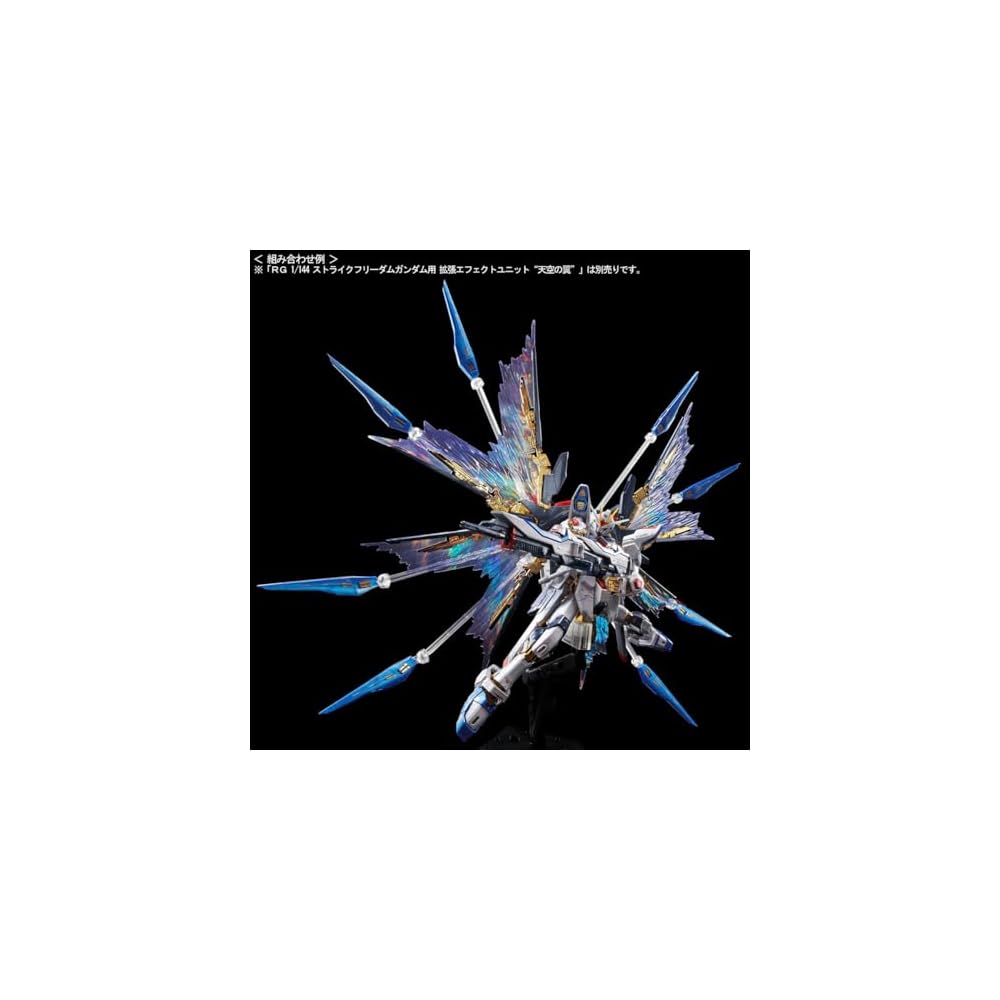 Bandai RG 1/144 Strike Freedom Gundam Titanium Finish Model Kit Hobby Collectible