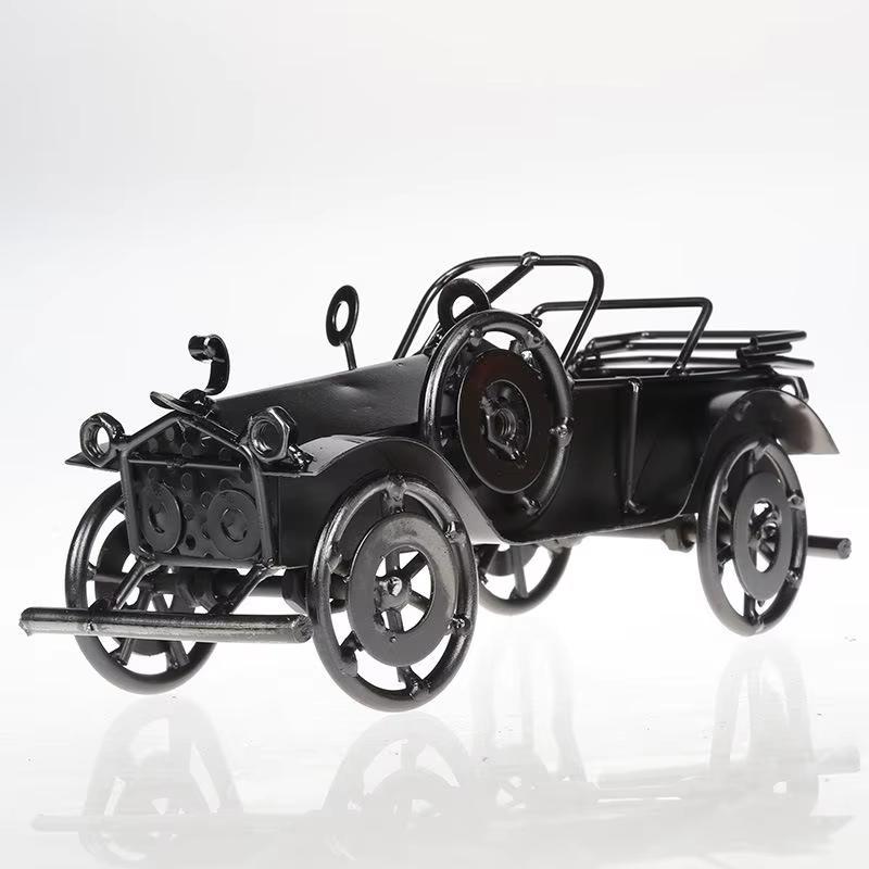 Antique Vintage Cars Model Industrial Design Decoration Creative Crafts Iron Retro Car Models For Home Decoration