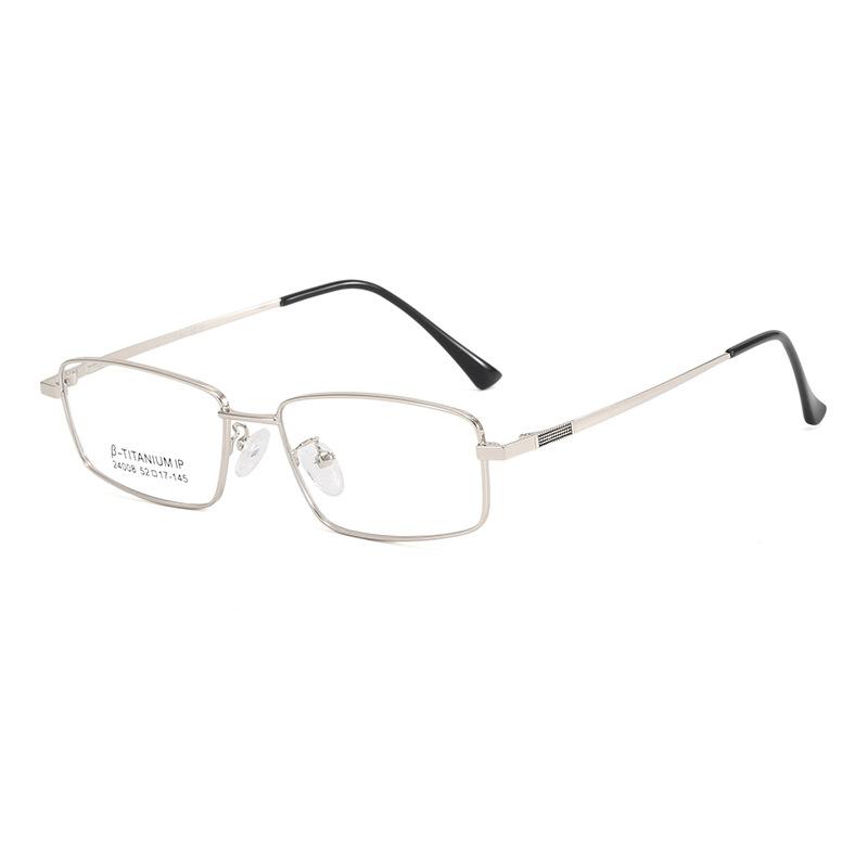 High Quality B Titanium Reading Glasses Men Women Small Square Frame Fashion Presbyopic Eyeglasses Business Rectangle Glasses