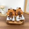 Captivating Plush Capybara Keychain Doll With Short Fur Perfect For Kids Adults And