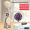 New Magnetic Suction Game Mobile Phone Holder Small Fan Silent Dormitory Large Wind Portable Small Desktop Fan