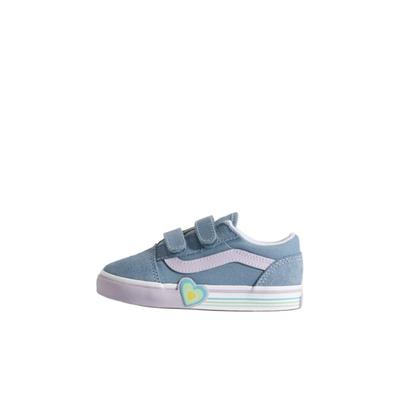 Old Skool Velcro Heart Comfortable Versatile Support Low Top Walking Shoes Baby Shoes VN000D4SCFL