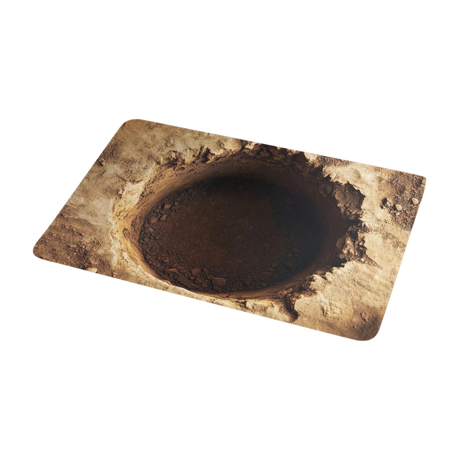 

40 * 60 см 3D Візуальний Ефект Кристалічний Оксамитний Килимок Для Підлоги Для Передпокою, Стійкий до Бруду та Легкий у Догляді Килимок для Дверей One Size