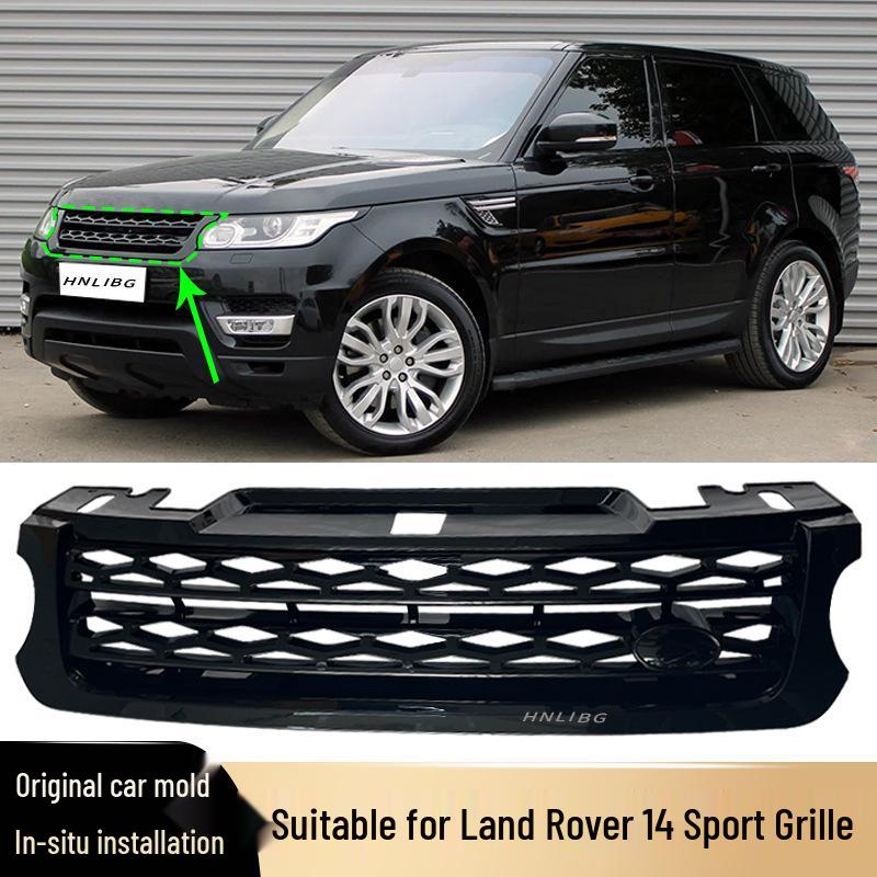 Compatible Black Front Bumper Grille LR054767 for Land Rover Range Rover Sport 2014