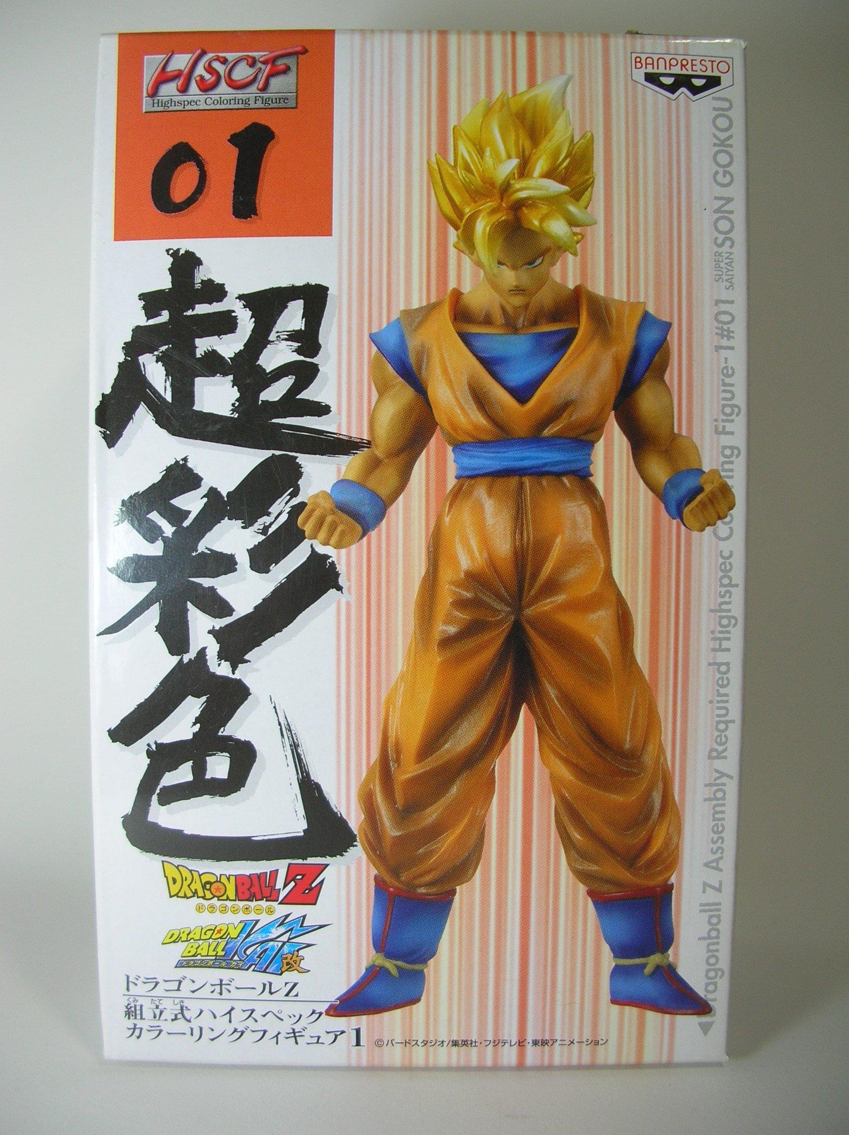 

Dragon Ball Z Super Colored High Spec Coloring Figure 1 Son Goku 01 HSCF