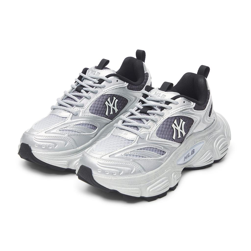MLB New York Yankees Chunky Sneakers Unisex Silver 3ASHWC46N-50SIS
