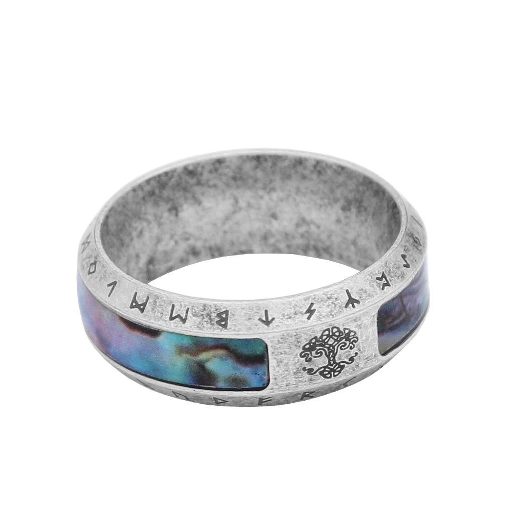

Vintage Nordic Viking Rune Ring Stainless Steel Tree Of Life Ring For Men Women Unique Punk Amulet Jewelry Gift Dropshipping 10