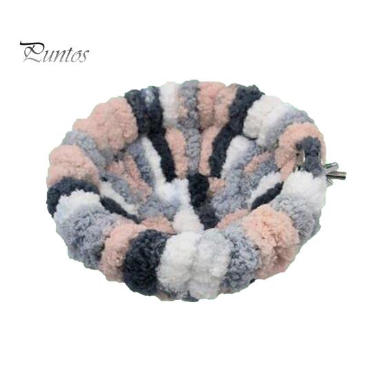 Warm Bird Nest for Cage Plush Hanging Bird Bed Fleece Warm Bird House for Conure Budgie Cockatiel Lovebird Parakeet Hamster Small Animals