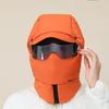 Winter Ski Mask with Glasses Neck Warmer Windproof Full Face Covers Cycling Mask Trapper Hat Unisex Sport Ski Headwear