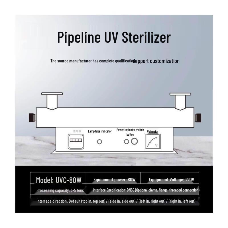 Flow-Through Water Disinfection System