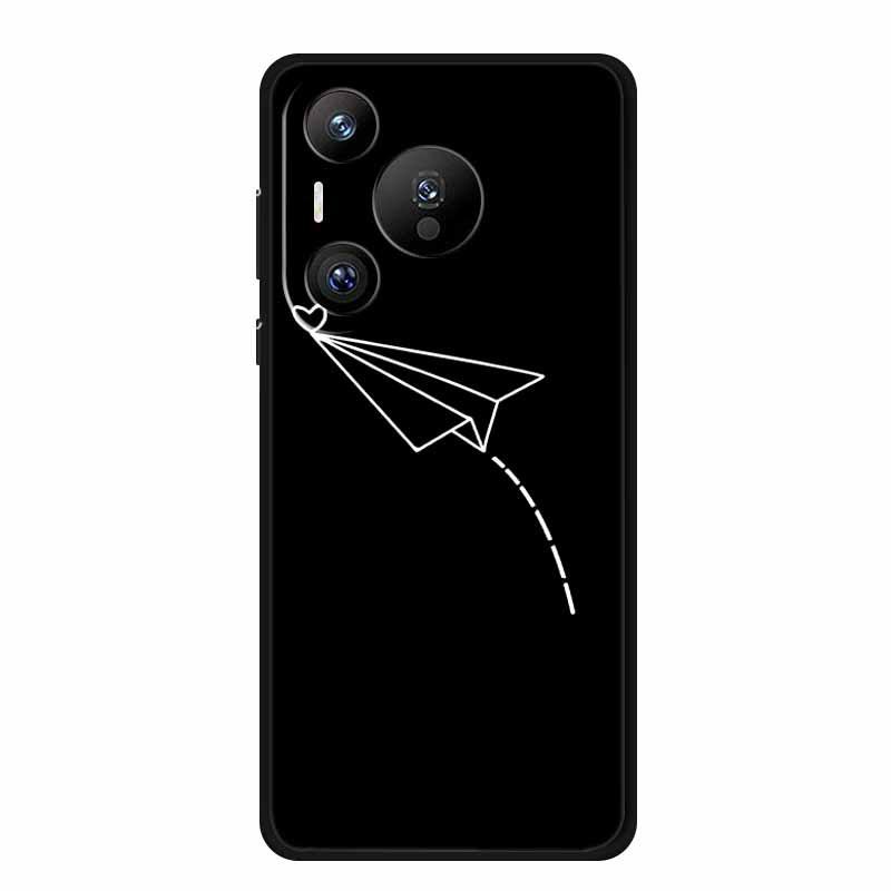 Pura 70 Personalized Phone Case - Simple Color Painting TPU Soft Case