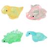 Dinosaur Shape Squeeze Toy Glitter Soft Pinch Toy for Stress Relief