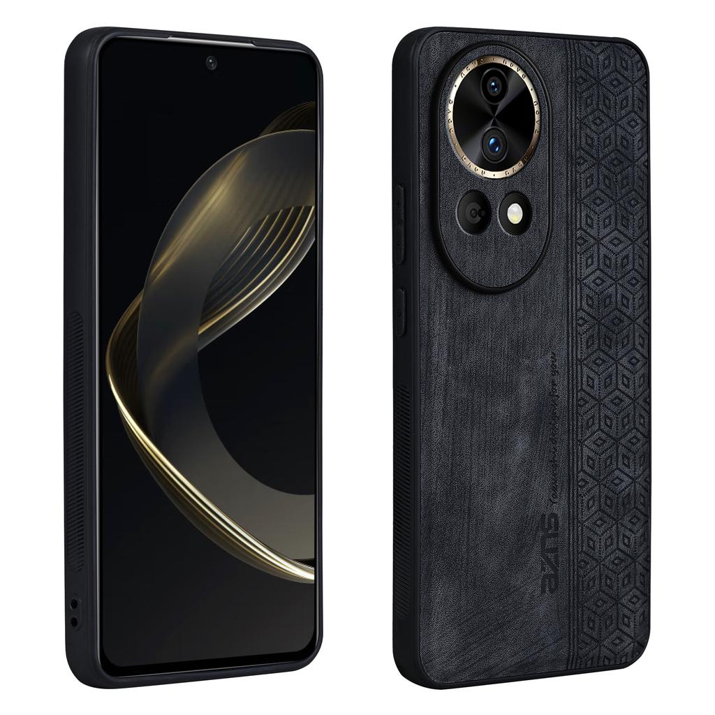AZNS For Huawei nova 12 5G Cell Phone Case Anti-scratch Imprinted Leather + TPU Back Cover