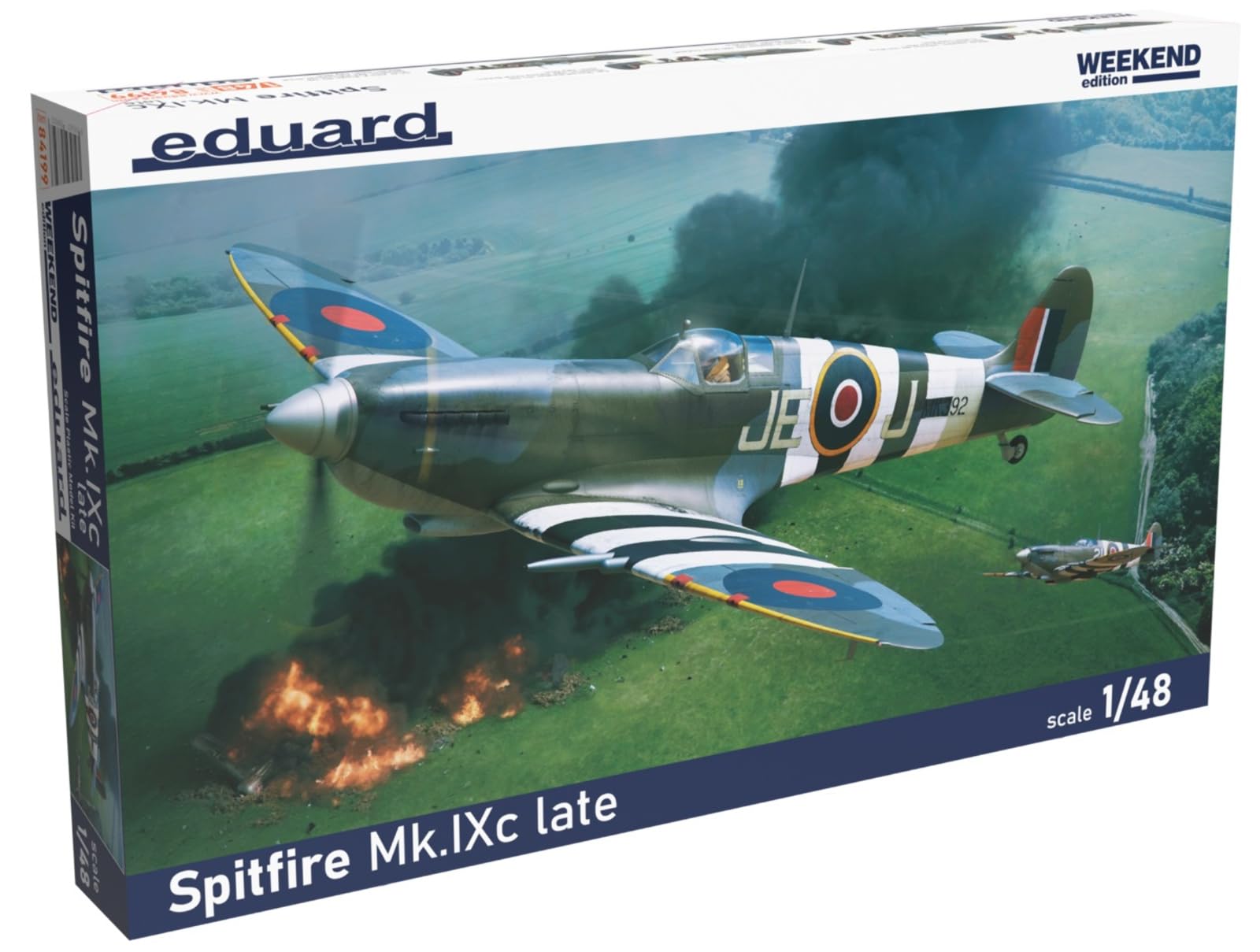 

Eduard 1/48 Scale Weekend Edition Spitfire Mk.9c Late Model Plastic Model Kit EDU84199
