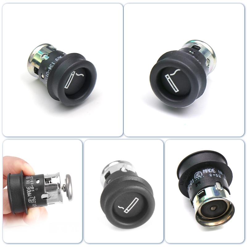 Black Auto Universal Socket Cigarette Lighter Plug Replacement For BMW All Series Car Interior Accessories 61349308246