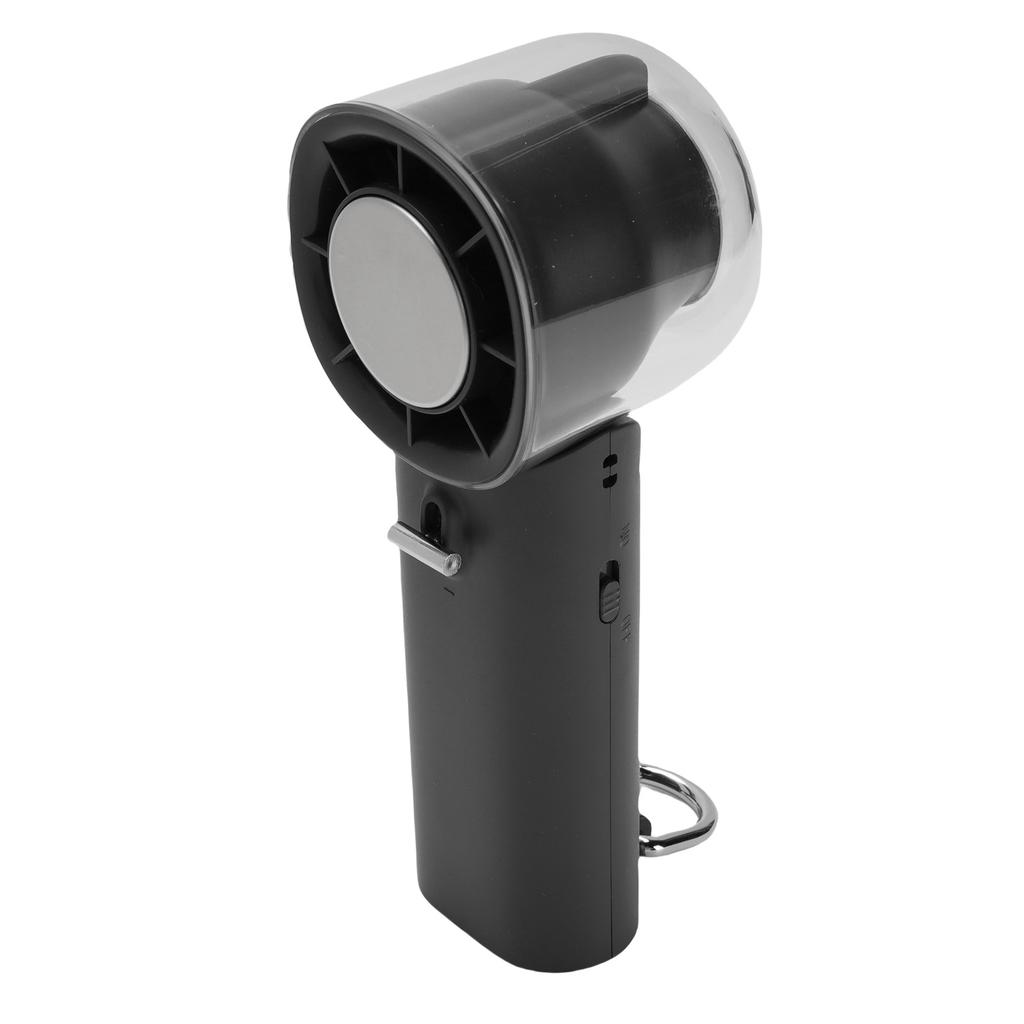 Portable Handheld Fan 5 Speeds Quiet Rechargeable   High Speed Cooling Fan with Lanyard for Travel Home Beach