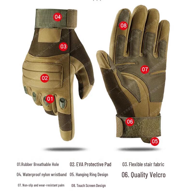 MaanZhou Tactical Half-Finger Training Gloves