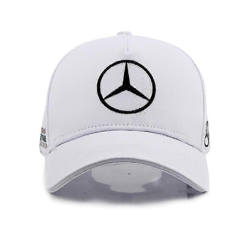 Para Logo Mercedes Benz W203 W204 W205 W210 W211 C63 Bordado Gorra Carreras F1 Motocicleta Adulto Cuatro Estaciones Gorras de Béisbol Para Hombres