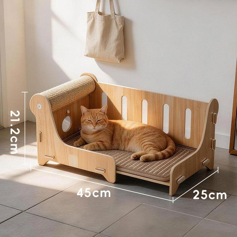 Sisal recliner scratching board vertical integrated wear-resistant non-chip grinding claw ball cat toy claw pad recliner