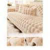 Plush Sofa Cushion Winter Thickened Cushion Non-Slip Leather Sofa Special Cover Cover Cloth