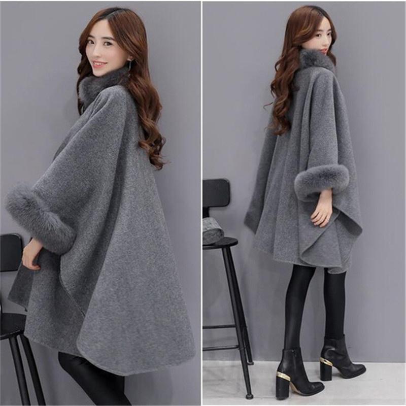 Damen Winter Parka Mantel Lässig Frauen Pelzmäntel Frau Kleidung Mantel Schal Jacke -O28SJK