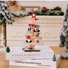 Wooden Christmas Tree Desktop Ornament Santa Claus Merry Christmas Sign Plaque Xmas Decoration for Home 2025 New Years Noel Gift