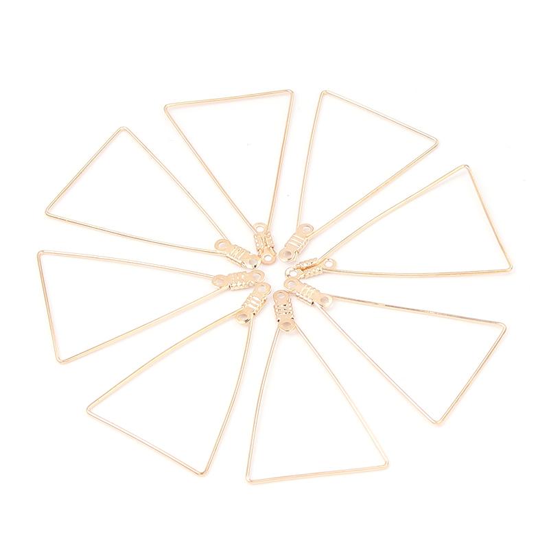 10pcs/lot Geometric Shape Earring Frame Drop Earrings Findings Irregular Ear Wire Hoop for Jewelry Making DIY Earring Findings