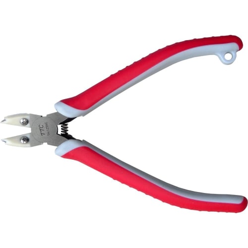 

Tsunoda TH-125NC Кусачки для затяжек, многожильного провода, тонкое лезвие, противоразлетные накладки и 2 запасных комплекта в комплекте, 125 мм