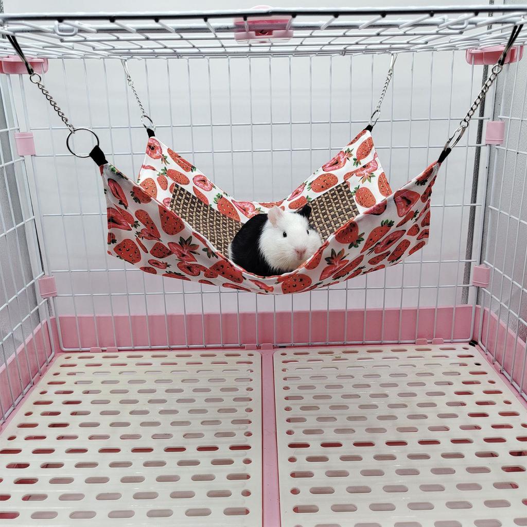 Kleintier Hängematte Kühlmatte Sommerkühlung Hamster Hängematte für Hamsterkäfig Meerschweinchen Kaninchen