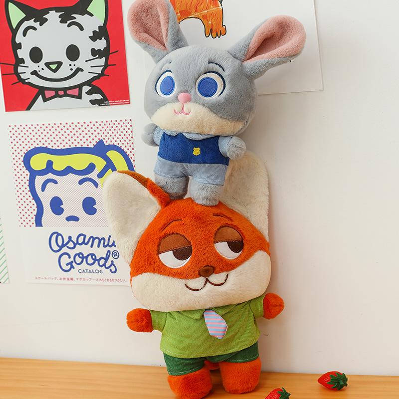 Crazy Animals Rabbit & Fox Plush Toy - Cute Q Version Dolls