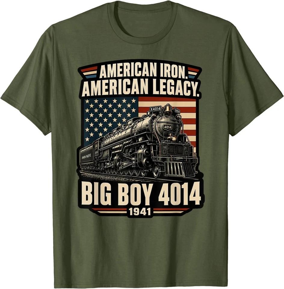 Big Boy 4014 Steam Locomotive Vintage American Railroad T-Shirt