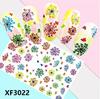 1 Sheet Colorful  Flowers and Animals  Water Transfer Slider for Manicure Nail Art Decoration Nail Sticker