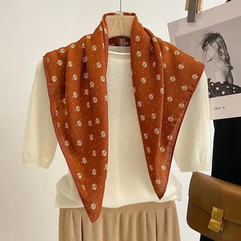 130cm Silk Square Scarf Women Large Shawls Matching Flowers Design Square Bandana Luxury Kerchief Scarf Female Foulards