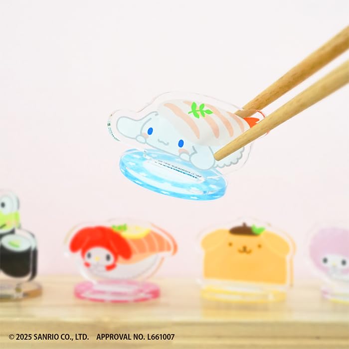Confect Sanrio Charaktere Sushi Acryl-Ständer Süßigkeit von F-toys Hei-Omachi Spielzeug/Kaugummi (Vollständiger Satz) [Box-Set/Set 20]