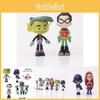 5-piece Teen Titans Pvc Figurine Set Robin And Nightwing Desktop Decoration