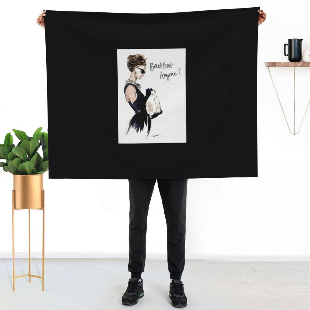 Andrey Hepburn(24 Throw Blanket Flannel Fabric Moving Thin Sleeping Bag Bed Linens Warm For Winter Blankets