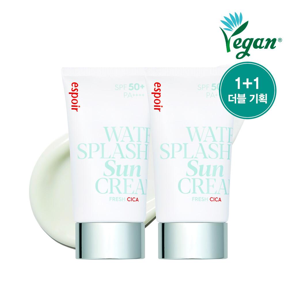 espoir Water Splash Sun Cream Fresh Cica 60mL Double Set