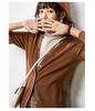 Women's Autumn/Winter 2024 Knit Cardigan Coat - Loose Fit Sweater Outerwear