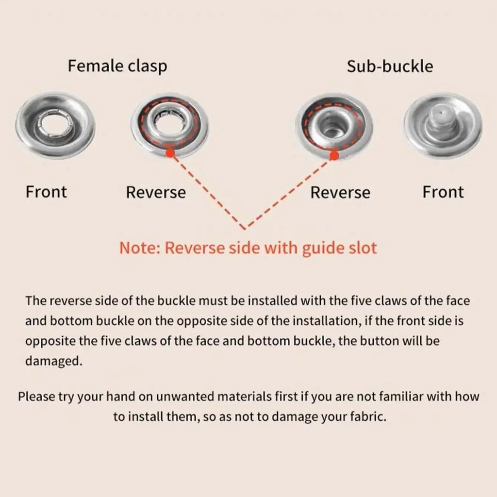 1 Satz-Fünf-Klauen-Schnallen-Installationszangenset, Metall-Schnallen-Zangenwerkzeug (50 Sätze Fünf-Krallen-Schnallen+Werkzeuge+Aufbewahrungsbox)