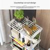 Living Room Bedroom Kitchen Multi-layer Floor-standing Simple Shelf Storage Rack Easy-to-Assemble Wall-Mounted Cabinet