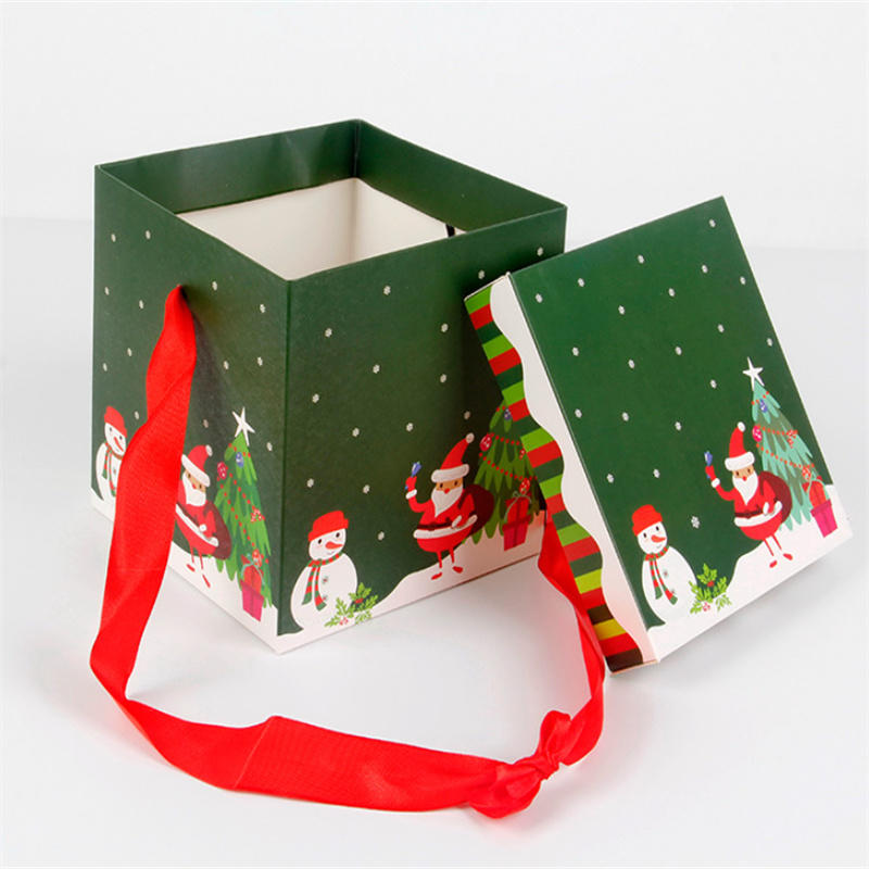 Christmas Gifts Boxes Present Decoration Chocolate Candy Cookie Packaging For Indoor Holiday Party Decor Navidad New-Year