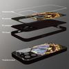 Cool Red Fierce Wolf King Graphic Tempered Glass Phone Case For iPhone 16 15 14 13 12 11 17 Pro Max 16E 7 8 Plus XR XS X Cover