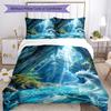 Illustrazioni Gotica Personalizza il tuo nome Set Biancheria da Letto Copripiumino Traspirante con Federe Decorazione per la Casa Regalo di Compleanno
