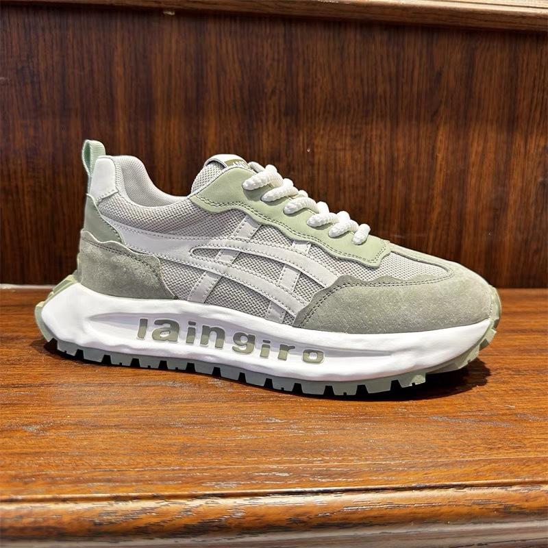 Neue Forrest Gump Schuhe Plateau-Erhöhungsschuhe Frühling und Sommer Atmungsaktiv und bequem Sport und Freizeit Papa-Schuhe
