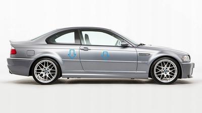 BMW E46 325 328 330 1999-05 - פסי צד כרום, דלתות מגן כרום