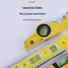 High-Precision Magnetic Mini Spirit Level, Durable Aluminum & Cast Iron, Drop-Resistant, Industrial Grade