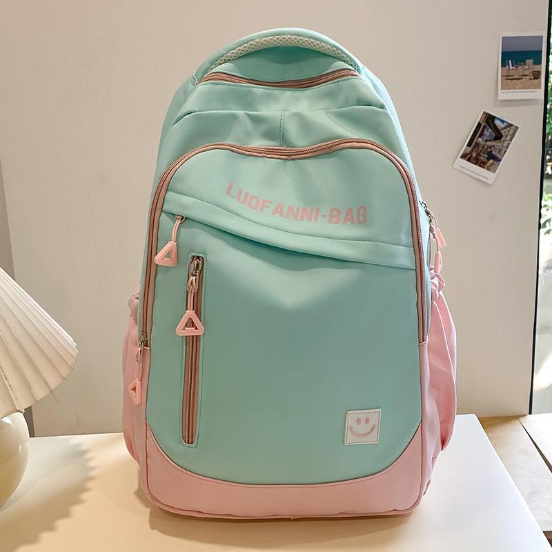 Schoolbags for Children Primary School Students  Girls Junior High School Students  College Students Splicing Backpacks
