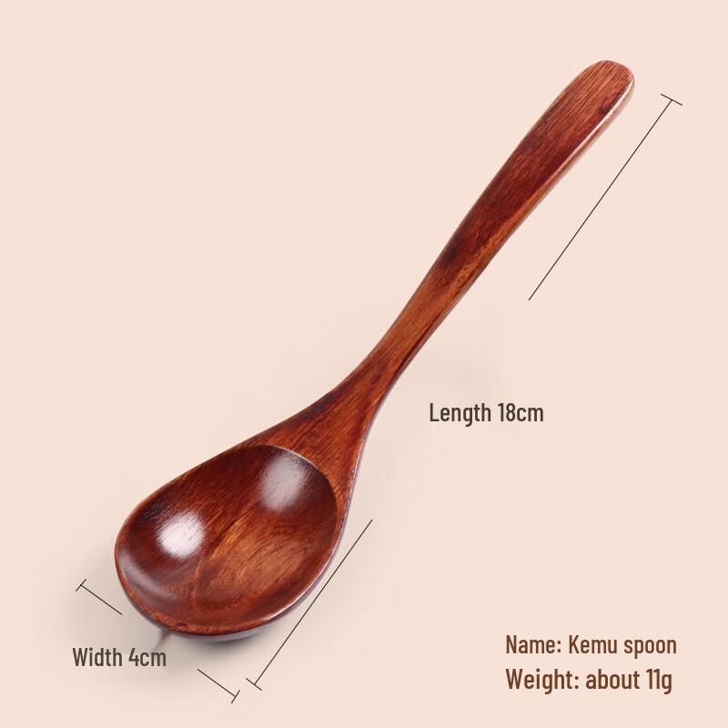 ZISIZ Wooden Multi-Purpose Spoons (5-Pack)