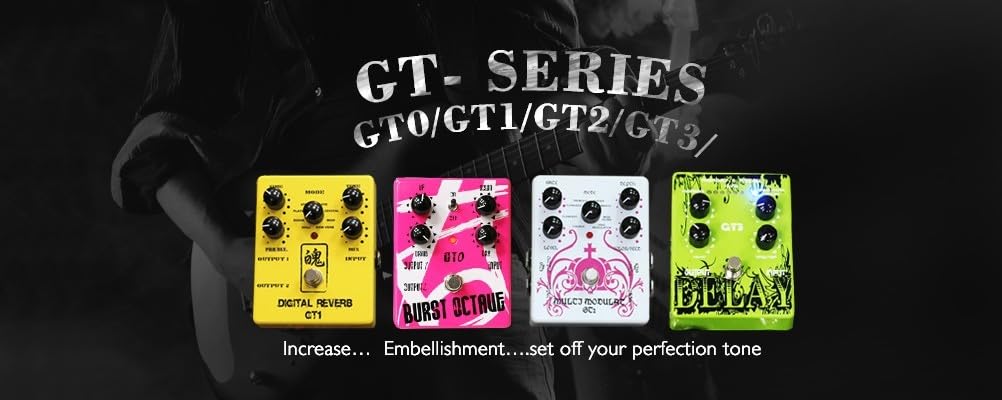 ToneWeal GT1 Professional Reverb Legendary Classic Famous Shimmer Modulation Mix True 8 Premium Reverb Modes Including Spatial Effects Pedal, Model,
